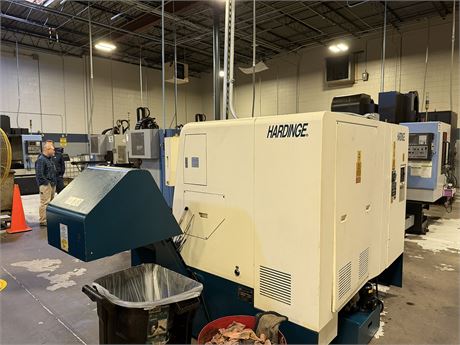 Hardinge #Talent-8/52, CNC lathe, 18" SOCS, 3-jaw chuck, 2" bar, 11.1" dia., 15" lgth, A2-6, 12 turret, 15 - Image 5
