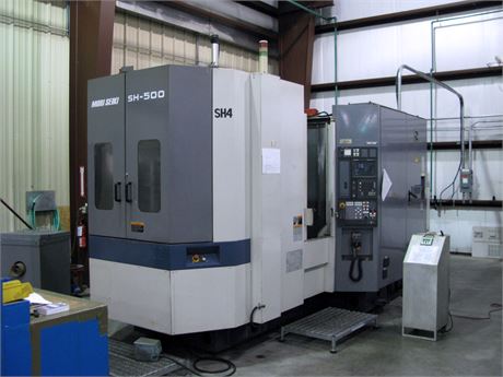 Mori Seiki #SH-500, CNC horizontal machining center, 60 automatic tool changer, 12000 RPM, #40, 20 HP, 20" x - Image 2