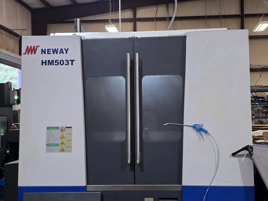 Neway #HM503T, CNC horizontal machining center, 29" X, 23.6" Y, 25.6" Z, 6000 RPM, CT50, 24 automatic tool - Image 2