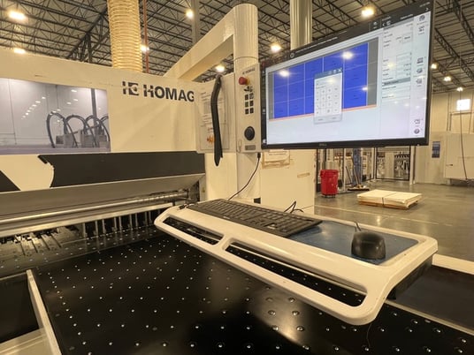 Homag #Sawteq-B400-HPL400-Profiline, Rear Load Panel Saw, 149" L, 492 FPM, 2022 - Image 5