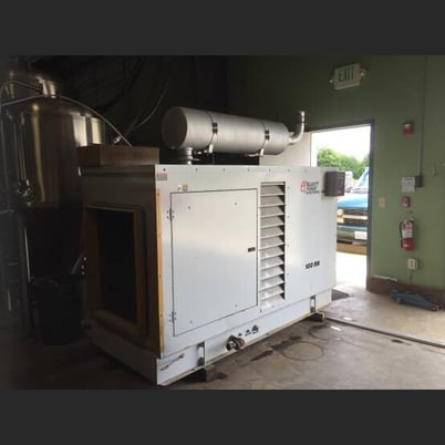 100 KW Elliott Power Systems #100RN, dual fuel generator set, standby, portable/skid, GM 7.4L turbocharged - Image 2