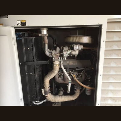 100 KW Elliott Power Systems #100RN, dual fuel generator set, standby, portable/skid, GM 7.4L turbocharged - Image 9