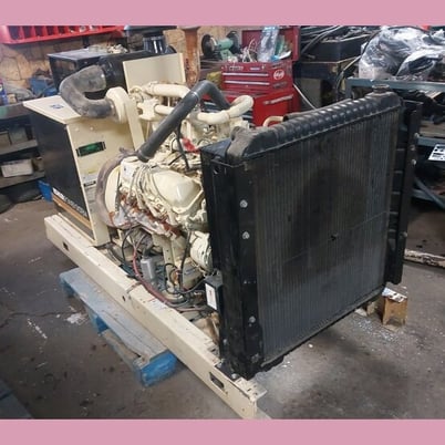 100 KW Kohler #100RZ, natural gas generator set, standby, open skid, 1800 RPM, 347/600 Volts, 120 Amps, 60 - Image 2