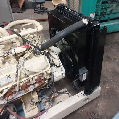 100 KW Kohler #100RZ, natural gas generator set, standby, open skid, 1800 RPM, 347/600 Volts, 120 Amps, 60 - Image 3