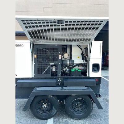 38 KW Generac-Magnum #MMG45IF4, portable diesel generator, prime, trailer mtd, 100 gal tank, 11,902 hours - Image 5