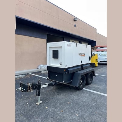 38 KW Generac-Magnum #MMG45IF4, portable diesel generator, prime, trailer mtd, 100 gal tank, 11,902 hours - Image 9