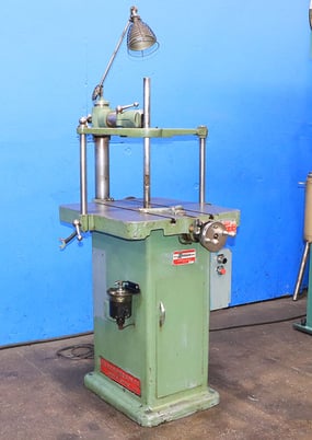 1-1/4" x 9" Morrison #K, mechanical keyseater, 24" x27" table, centering vee, cutter bars, 2 HP, centering - Image 2