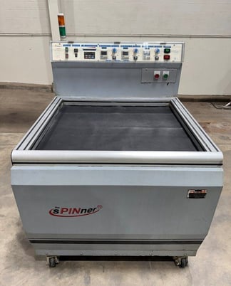 Earth Chain #HD-765, spinner deburring machine, 11-26 lb. batch capacity, 25" x 10" container - Image 3