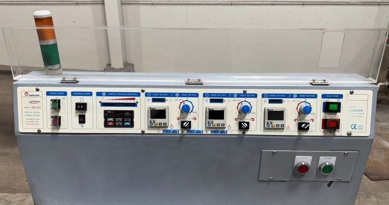 Earth Chain #HD-765, spinner deburring machine, 11-26 lb. batch capacity, 25" x 10" container - Image 4