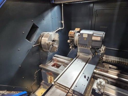 Milltronics #ML-26/80, CNC Lathe, 25.6" swing, 4.1" bar, 24/15 HP, 1,600 RPM, 8-Station Turret, 2016 - Image 7