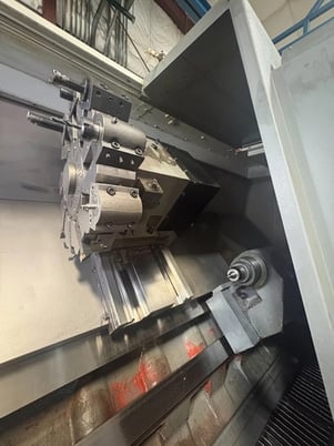 Samsung #SL-35A/1500, CNC Lathe, 23.6" swing, 4.5" bar, 20 HP, 2,000 RPM, 15" Chuck, 10-Station Turret, 2012 - Image 2