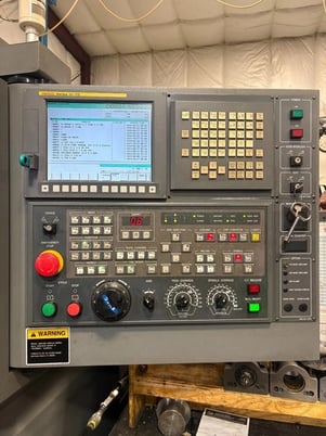 Samsung #SL-35A/1500, CNC Lathe, 23.6" swing, 4.5" bar, 20 HP, 2,000 RPM, 15" Chuck, 10-Station Turret, 2012 - Image 4