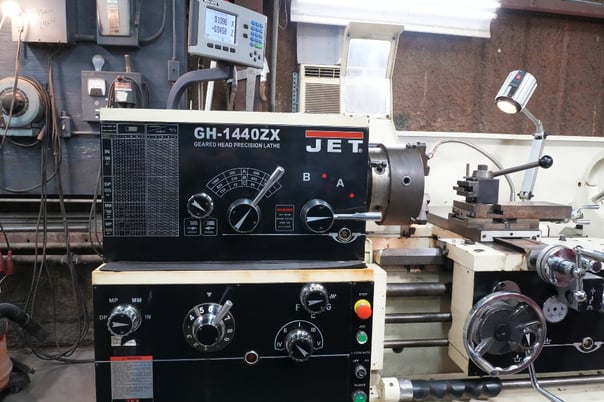 14" x 40" Jet #GH-1440ZX Gap Bed Machine Tool Lathe - Image 5
