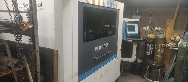 Bescutter #Cube-Series, CNC fiber laser cutting system, 2000 watt, 51" x 51", Raycus resonator, Cypcut BCS - Image 1