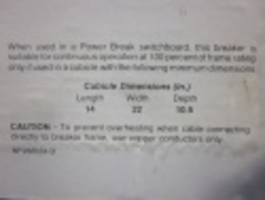800 Amps, General Electric, THP88SS, manually operated, drawout, 600 Volts, #IC4020 - Image 3