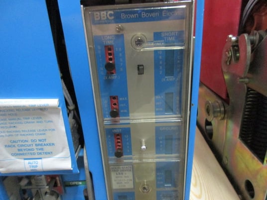 1600 Amps, Brown Boveri, LK-16, electrically operated, manually operated, drawout - Image 3