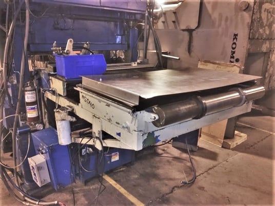 60 Ton, Oak #FP2-48, 1.5" stroke, 12" Shut Height, 48:x34" bed, 100-300 SPM, feedline, #5040 - Image 3