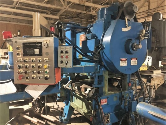 60 Ton, Oak #FP2-48, 1.5" stroke, 12" Shut Height, 48:x34" bed, 100-300 SPM, feedline, #5040 - Image 4