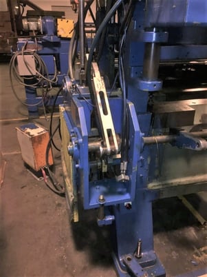 60 Ton, Oak #FP2-48, 1.5" stroke, 12" Shut Height, 48:x34" bed, 100-300 SPM, feedline, #5040 - Image 10