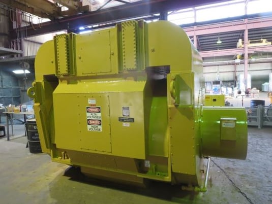4600 KW, 900 RPM, Kato #A266790000, 6351/11000V., 345 amps,.7 PF, TEWAC, 2 brg - Image 1