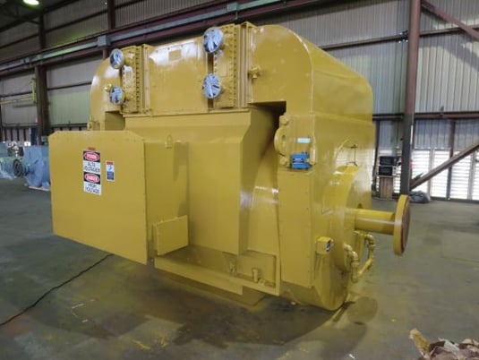 4600 KW, 900 RPM, Kato #A266790000, 6351/11000V., 345 amps,.7 PF, TEWAC, 2 brg - Image 2