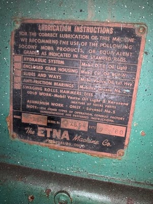 No. 158 Abbey Etna, 1-1/2"rotary swager - Image 6