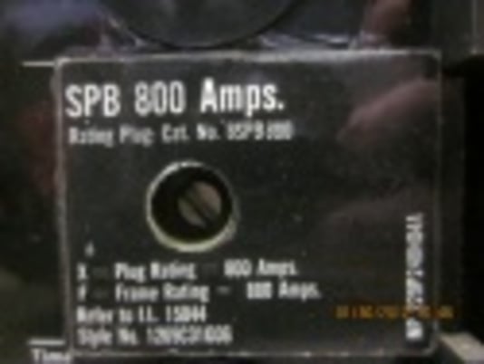 800 Amps, Eaton, SPB50, manually operated, drawout, 600 Volts, #IC5013 - Image 3