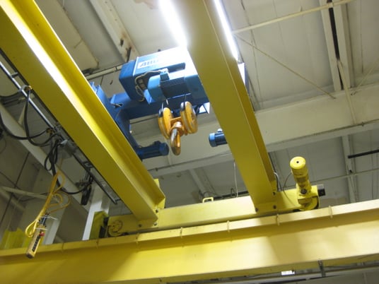 15 Ton, Abus, 21' 8" Span, 20' lift, radio/pendant, rail/runway available, 1999, #1661 - Image 2