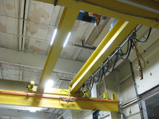 15 Ton, Abus, 21' 8" Span, 20' lift, radio/pendant, rail/runway available, 1999, #1661 - Image 3