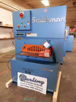 Scotchman #Shear-Master-610, 24" heavy duty flat bar shear, 4-way reversible blades,hydraulic,warranty,new - Image 1