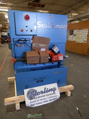 Scotchman #Shear-Master-610, 24" heavy duty flat bar shear, 4-way reversible blades,hydraulic,warranty,new - Image 9