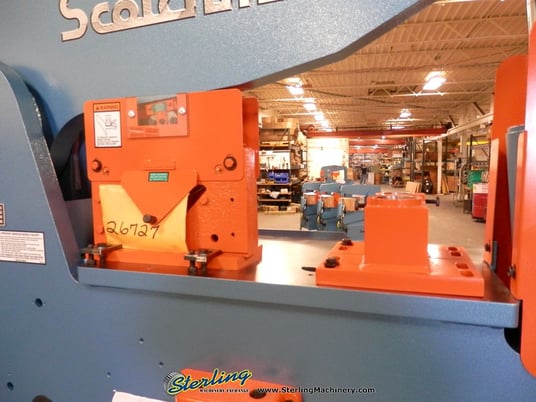 6" x 6" x 1/2" Scotchman #DO-150/240-24M, dual operation hydraulic ironworker, 150 ton, 12" throat, new - Image 3