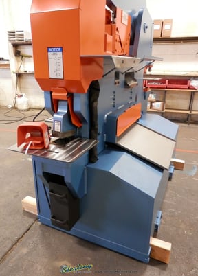 6" x 6" x 1/2" Scotchman #DO-150/240-24M, dual operation hydraulic ironworker, 150 ton, 12" throat, new - Image 10