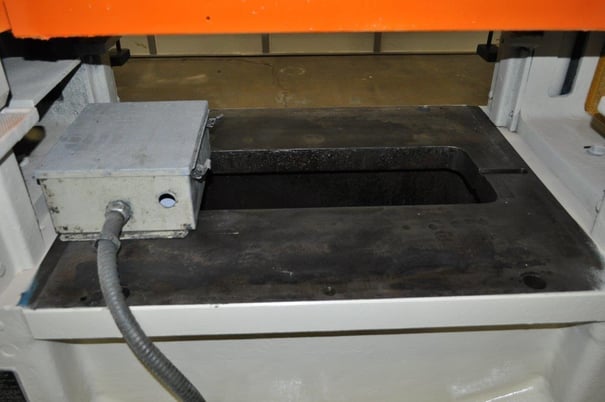 100 Ton, Minster #P2-100, straight side double crank press, 3" stroke, 16" Shut Height, 4" adj., 100-300 SPM - Image 5