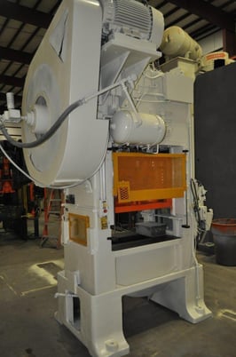100 Ton, Minster #P2-100, straight side double crank press, 3" stroke, 16" Shut Height, 4" adj., 100-300 SPM - Image 9