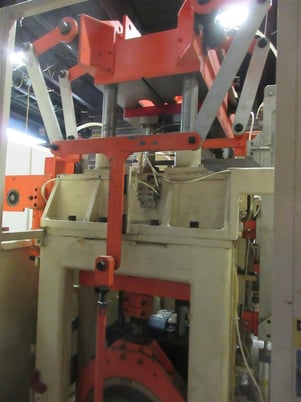 35 Ton, Lyle #152PV, vert.trim press, 16.5" x52" platen stroke, low hours, 2005, #12226C - Image 2