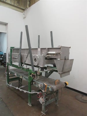 Eriez #HVC1210, high volume mech.conveyor, Style 9801618, .75 HP, s/n #23374, #12229A - Image 6