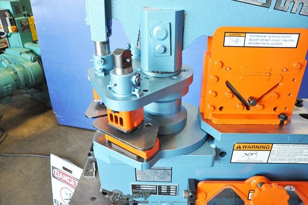 4" x 4" x 3/8" Scotchman #5014-ET, 50 ton, 3-station revolving turret, 2" die holders, new, #SM5014ET - Image 2