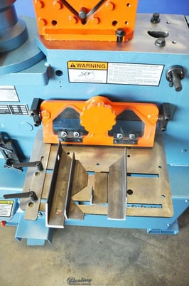 4" x 4" x 3/8" Scotchman #5014-ET, 50 ton, 3-station revolving turret, 2" die holders, new, #SM5014ET - Image 7