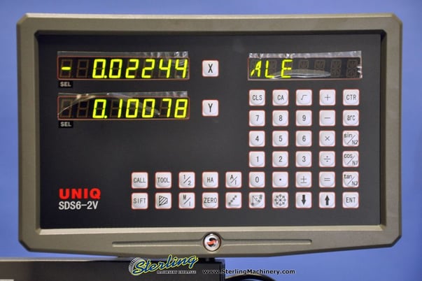 Birmingham #BPV-3949-C, 9" x49" table, variable speed head, chromed ground quill, 60-4300 RPM, 3 HP, new - Image 2