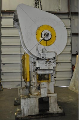 100 Ton, Minster #P2-100-42, 1.5" stroke, 16" Shut Height, 2.5" ram adj., 150-300 SPM, 16" windows, 42" x 31" - Image 7