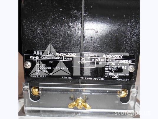 ABB 35:1 Viy-60 Potential Transformer 5kv, 60 KV Bil, 4200:120, Double Fuse - Image 3