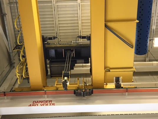 30/10 Ton, R & M, 29' 6" Span, 39' lift, radio/pendant, VFD bridge/trolley, 2008, #1724 - Image 2