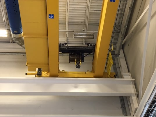 30/10 Ton, R & M, 29' 6" Span, 39' lift, radio/pendant, VFD bridge/trolley, 2008, #1724 - Image 3