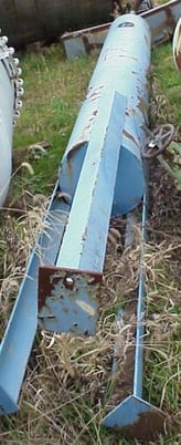 95 gallon 16" x 120", Carbon Steel storage tank on legs - Image 2