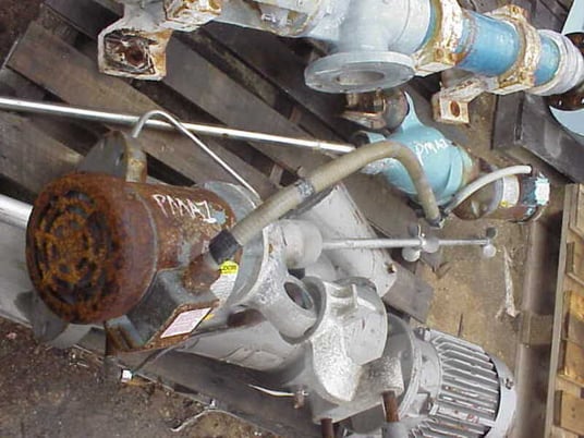 .33 HP Chemineer #PD-2, agitator, clamp-on, 1725 RPM, 208-230/460 V., 44" Stainless Steel shaft - Image 1