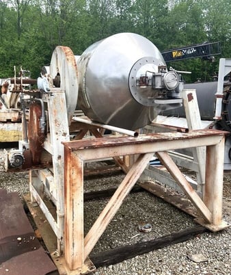 30 cu.ft. Gemco, double cone blenders, Stainless Steel, rated 125 lb/cu.ft., 4" rotary airlock valve (2 - Image 5