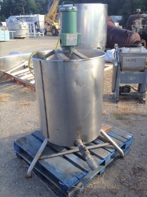 95 gallon Groen #95 GAL SP, Stainless Steel mix tank, 30" dia. x 34" deep - Image 1