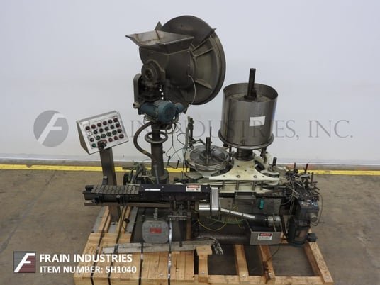 Consolidated / Pneumatic Scale #D4FA, automatic, 4 head rotary chuck capper, rated from 8-100 containers per - Image 2