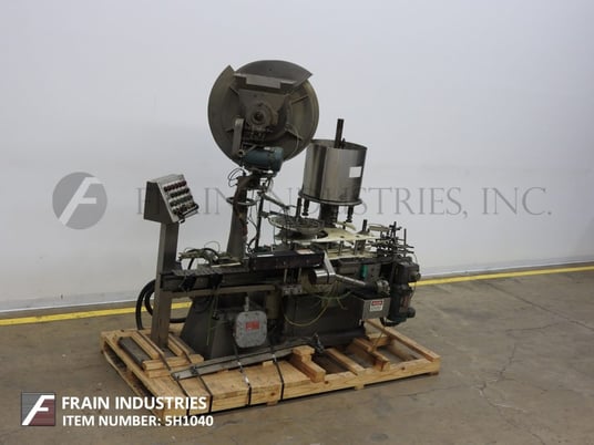 Consolidated / Pneumatic Scale #D4FA, automatic, 4 head rotary chuck capper, rated from 8-100 containers per - Image 5